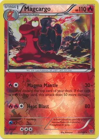 XY Magcargo #21/146 reverse holo